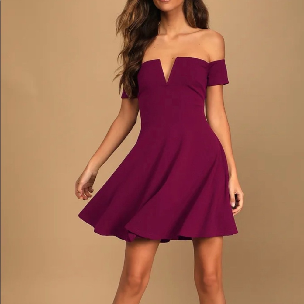 Burgundy Bodycon Dress